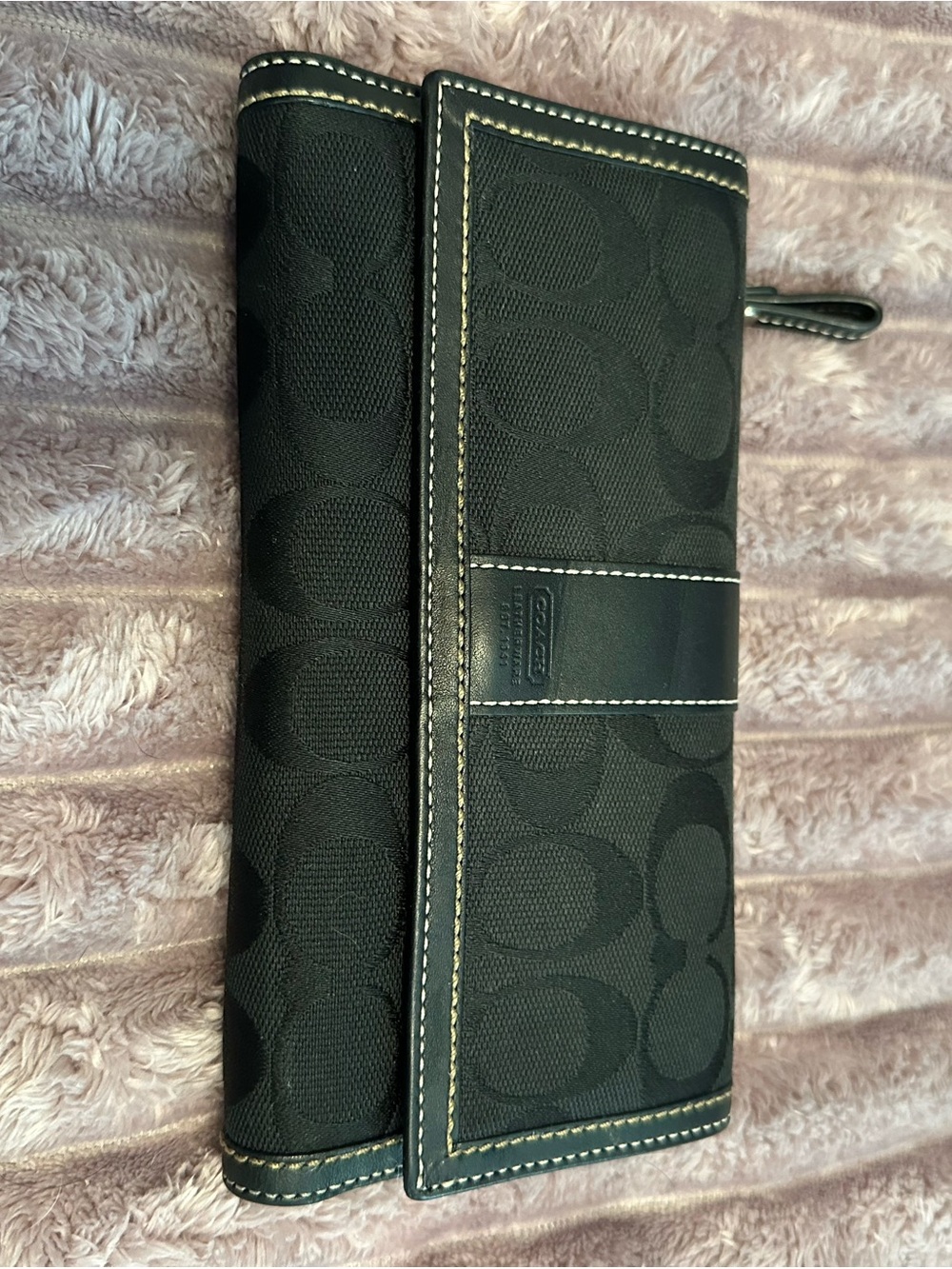 Wallet on Plush Surface